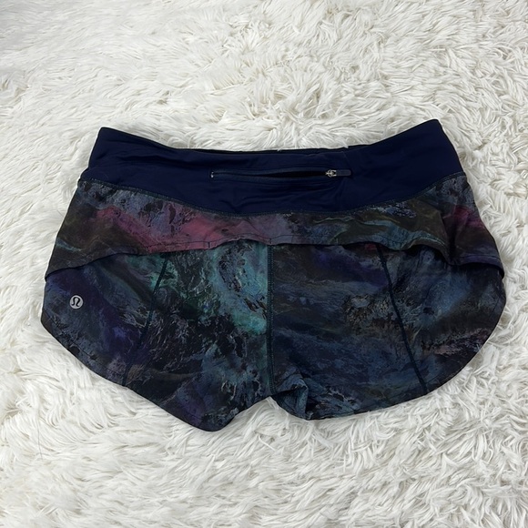 Lululemon Speed Up Short 2.5" Radiant Multi / Midnight Navy - Picture 4 of 5